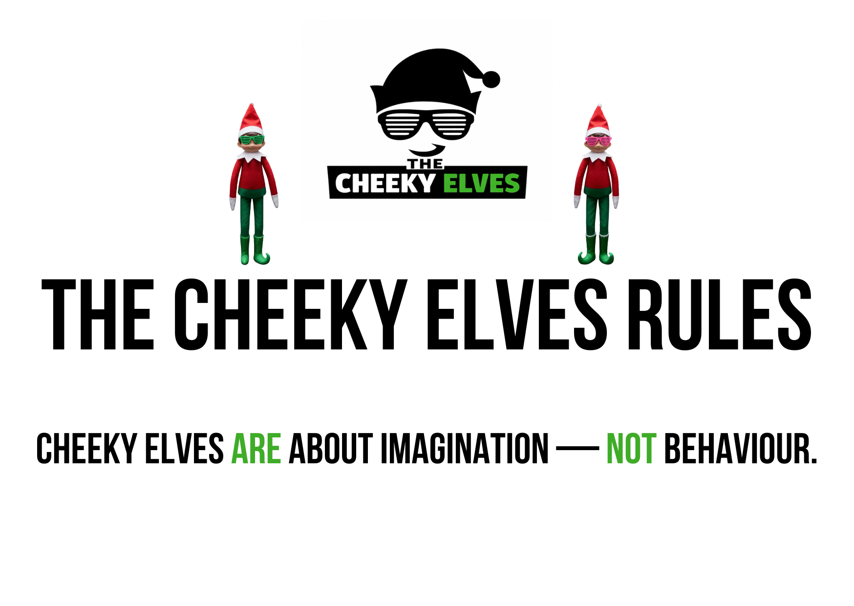 The Cheeky Elves Printable Rules Card Preview